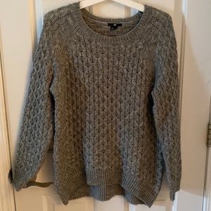 Oversized gray sweater